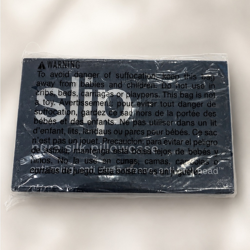 SLIP Charcoal Pure Silk, Queen Pillowcase